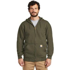 Men's Midweight  Hooded Zip Front Sweatshirt